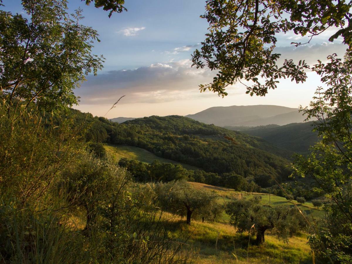 Casa La Valle, Gubbio, Frazione Santa Cristina Bed & Breakfast ภายนอก รูปภาพ
